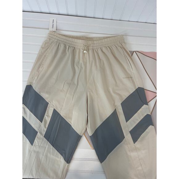 NWT Outdoor Voices Womens Pants Eggshell & Granite High Waist Pull On Size L - Picture 6 of 7